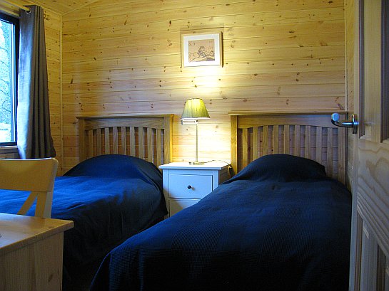 Twin bedroom in the chalet Twin bedroom in the chalet